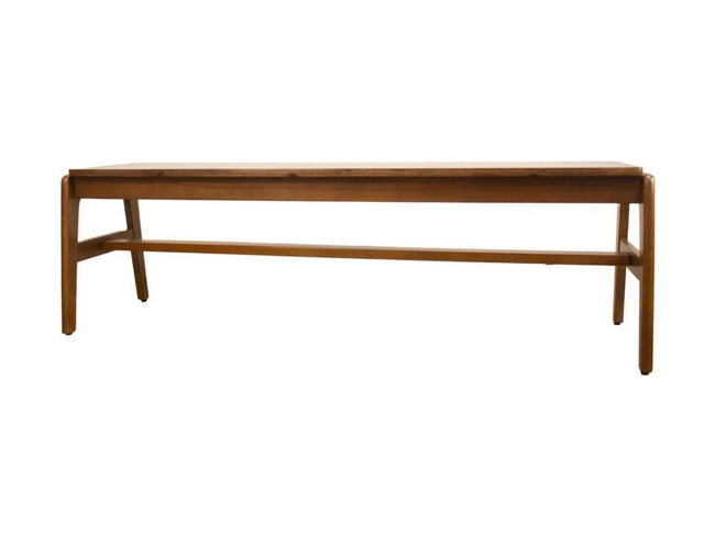 Remix Bench - side angle - mid-century modern benches - Whats New Furniture Portland OR