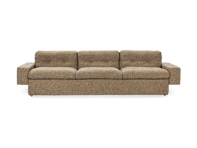 Lucca Sofa in Yellow Honey - statement leather sofa by Classic Home - Whats New Furniture Portland OR