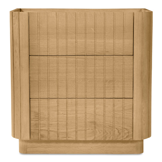 Povera 3 Drawer Nightstand