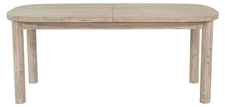 Oasis Extension Dining Table in Natural White Washed - acacia extension dining table by LH - Whats New Furniture Portland OR