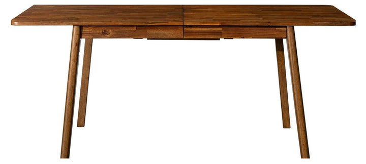 Remix Extension Dining Table in acacia - acacia extension dining table - Whats New Furniture Portland OR