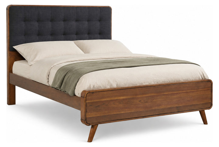 Robyn Bed in Dark Walnut - California king bed by Coaster - Whats New Furniture Portland OR
