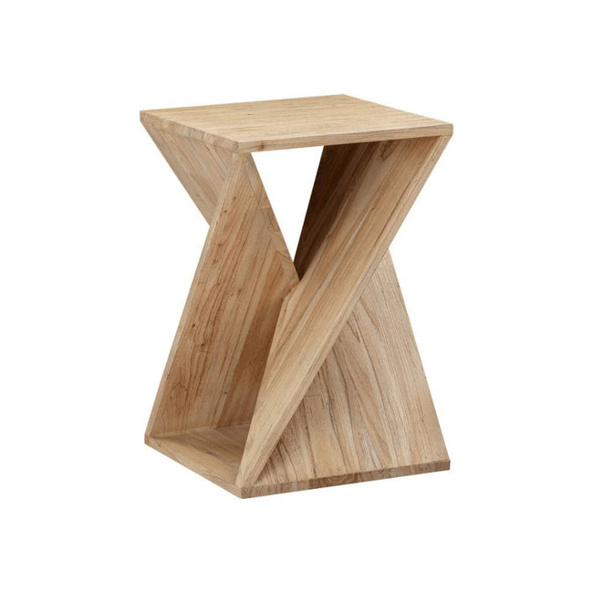 Silhouette Side Table in Elm Finish - elm finish side table by LH Imports - Whats New Furniture Portland OR