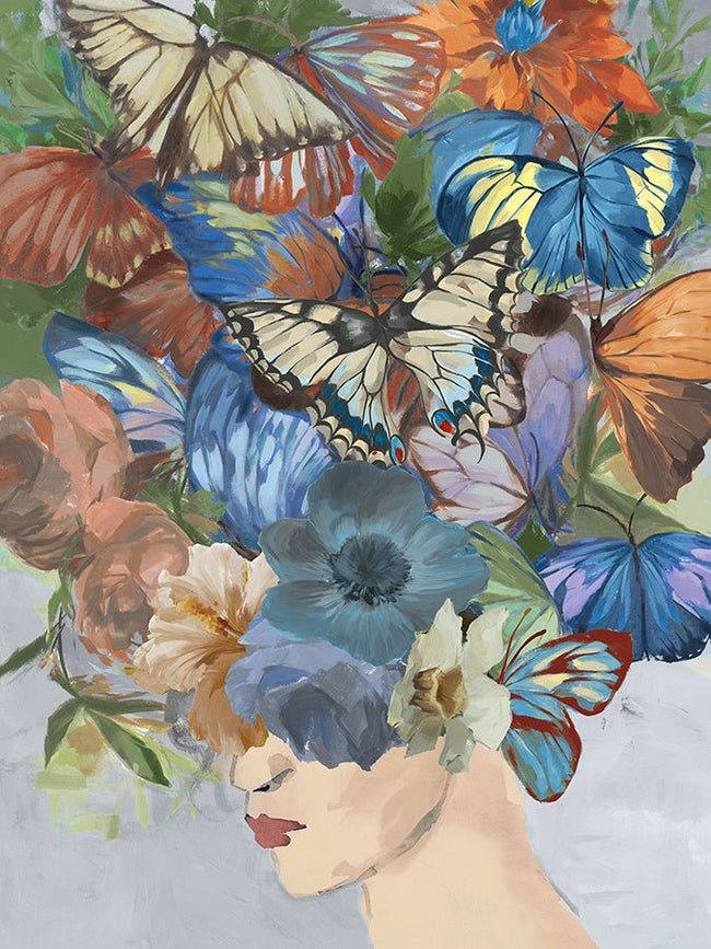 Nature's Muse II Glass Framed Wall Art, 24" x 30" by Studio Select Art - product view - Whats New Furniture Portland OR