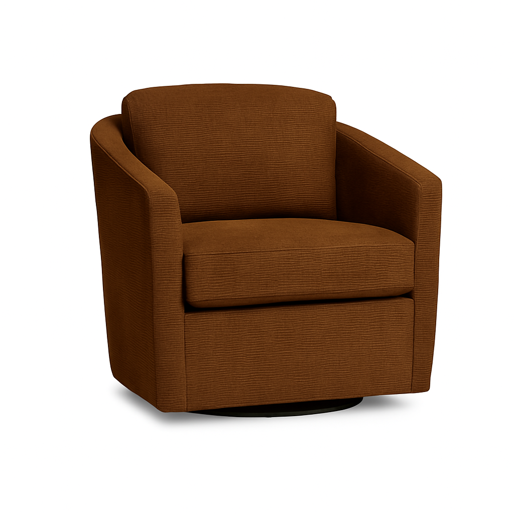 Rain Swivel Chair in Nexus Toffee