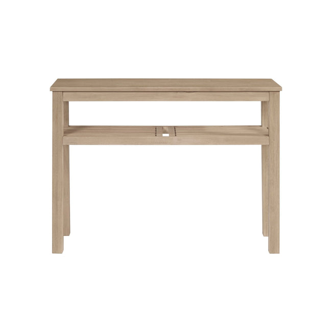 Tiburon Console Table in Drifted Sand - solid acacia console table by NPD - Whats New Furniture Portland OR