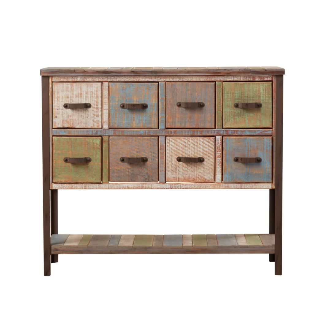 8-Drawer Rustic Chest