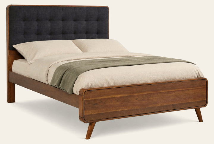 Robyn Bed in Dark Walnut - California king bed by Coaster - Whats New Furniture Portland OR