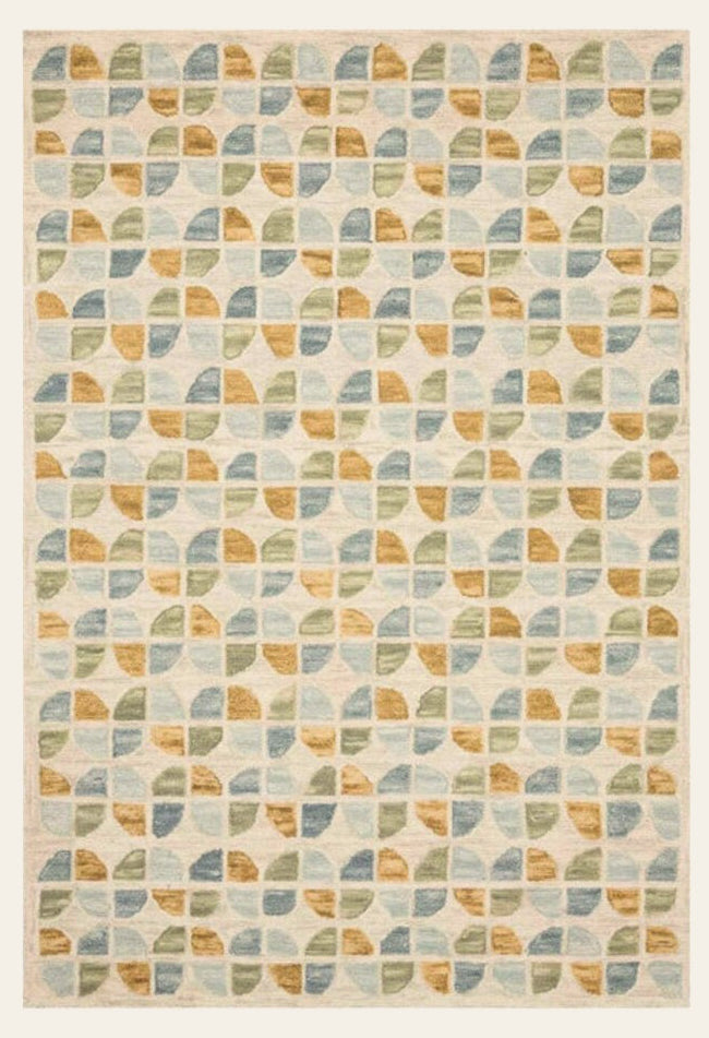 Hallu Rug in Ivory/Sky - What's New Furniture Portland Oregon