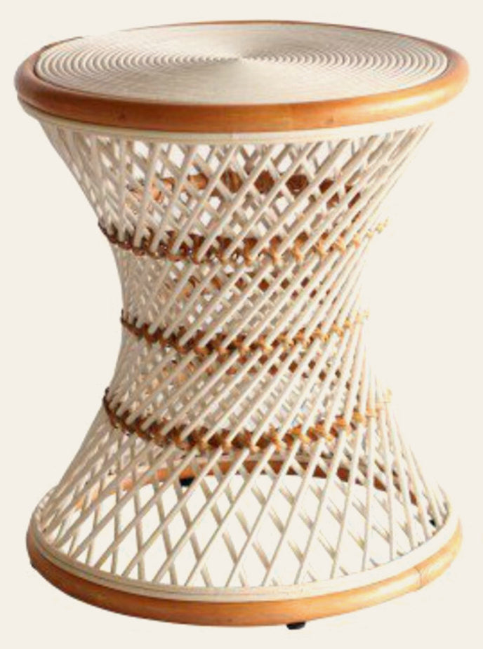 Kirby Round End Table in White - white round end table by NPD - Whats New Furniture Portland OR