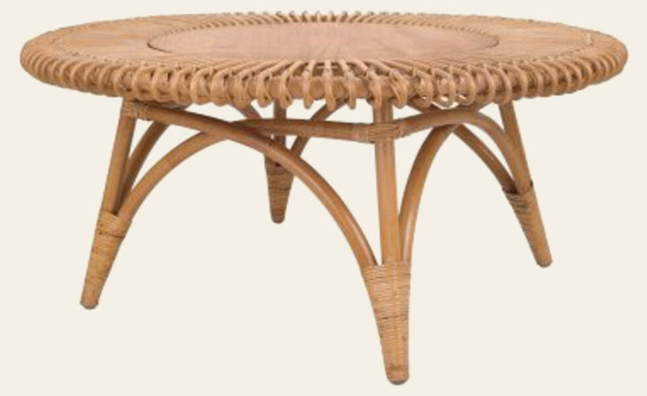 Alani Round Coffee Table in Honey - round coffee table by NPD - Whats New Furniture Portland OR
