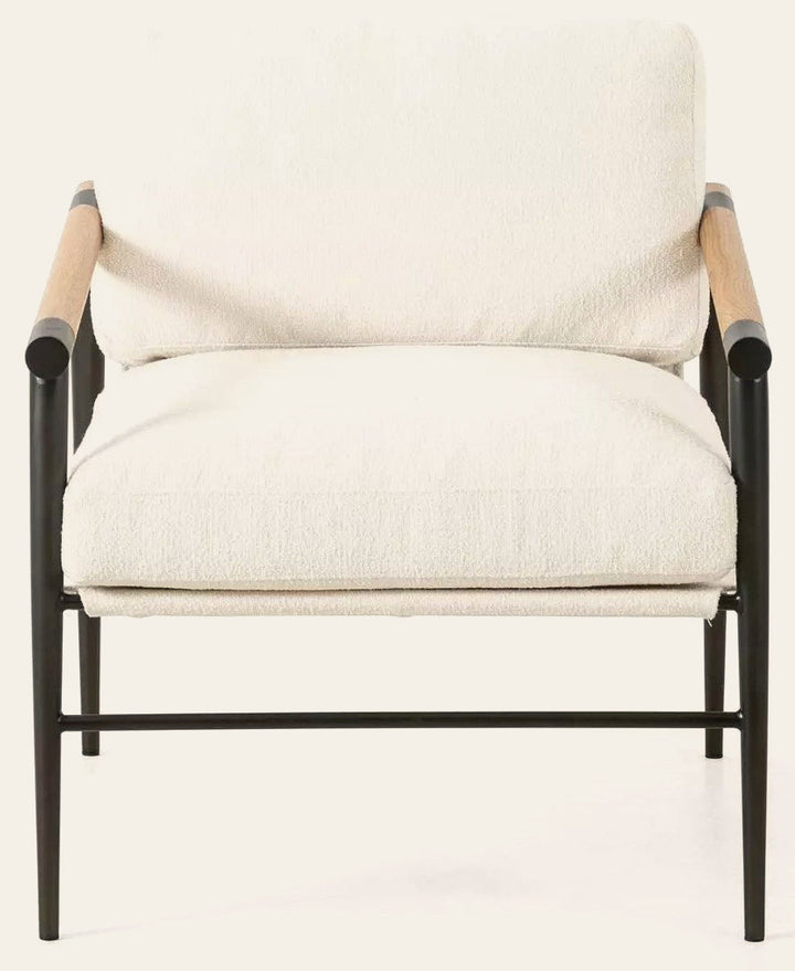 Rowen Accent Chair in Fayette Cloud - accent chair by Four Hands - Whats New Furniture Portland OR