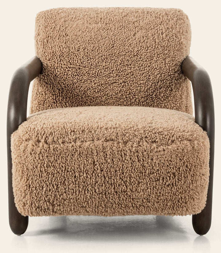 Aniston Accent Chair in Andes Toast - accent chair by Four Hands - Whats New Furniture Portland OR