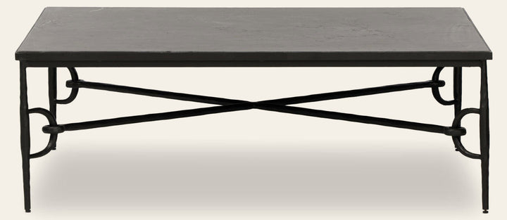 Babylon Coffee Table in grey Italian marble - marble coffee table by Four Hands - Whats New Furniture Portland OR