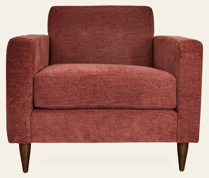 Elroy Accent Chair in Serenity Cinnamon - custom upholstered accent chair by Stylus - Whats New Furniture Portland OR