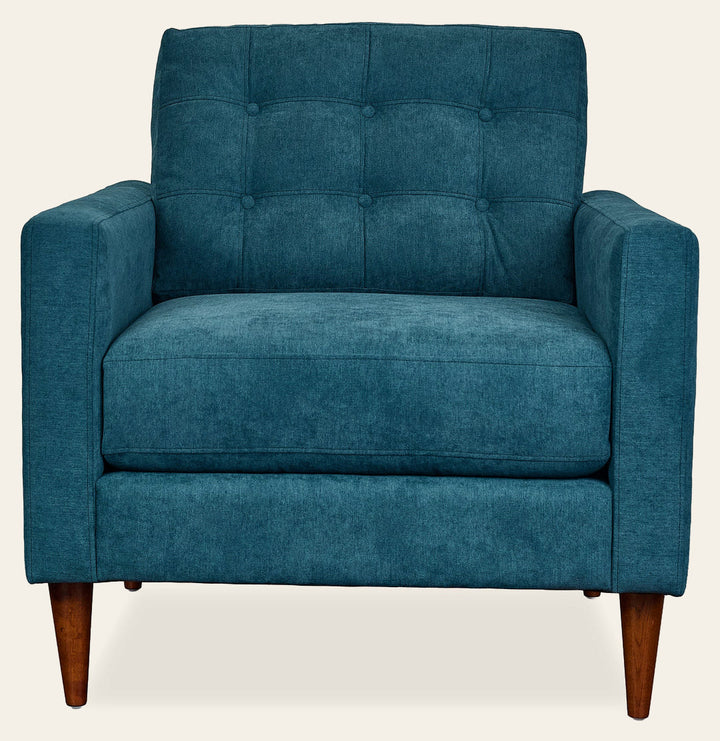 Vogue Modern Chair in Sensation Turquoise - Oregon-made accent chair by Stanton - Whats New Furniture Portland OR