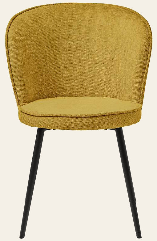 Burnaby Dining Chair in Mustard - fabric dining chair by Unique Furniture - Whats New Furniture Portland OR