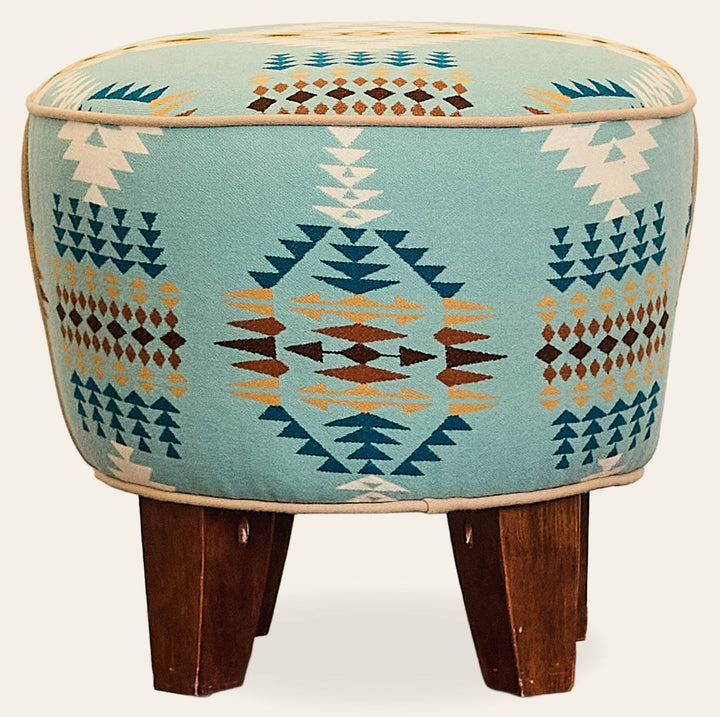 Ottoman w/Motif - What's New Furniture Portland Oregon