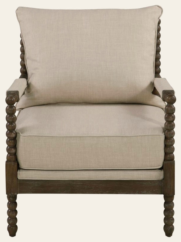 Blanchett Accent Chair in Beige - accent chair by Coaster - Whats New Furniture Portland OR