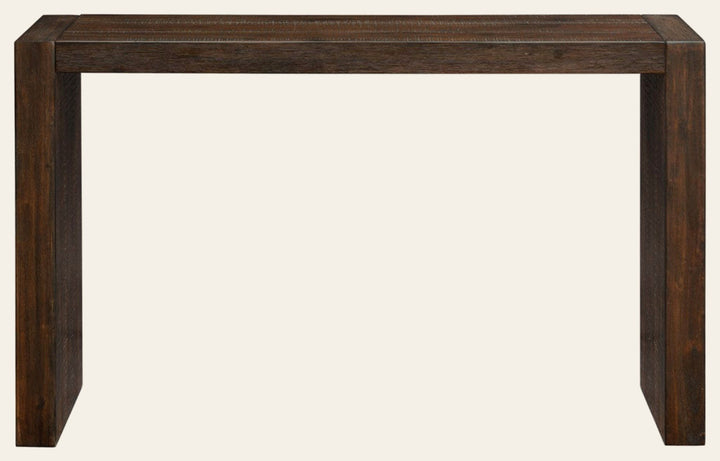 Monterey Counter-Height Wood Console Table in Brown - counter height console table - Whats New Furniture Portland OR