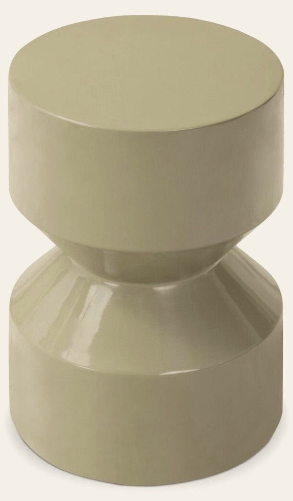 Ara End Table in Moss Green - concrete end table by Four Hands - Whats New Furniture Portland OR