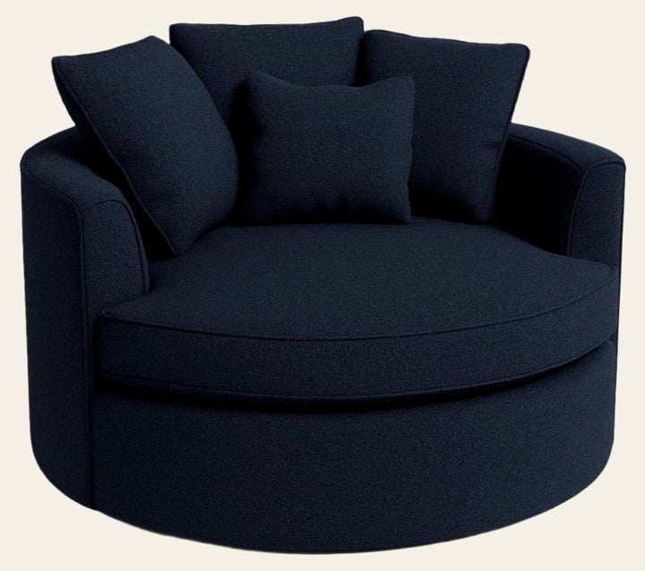 Nest Chair In Marine - Pacific Northwest swivel chair by Stylus - Whats New Furniture Portland OR