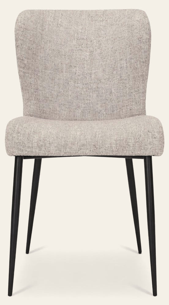 Hartt Dining Chair in Gray - gray upholstered dining chair - Whats New Furniture Portland OR