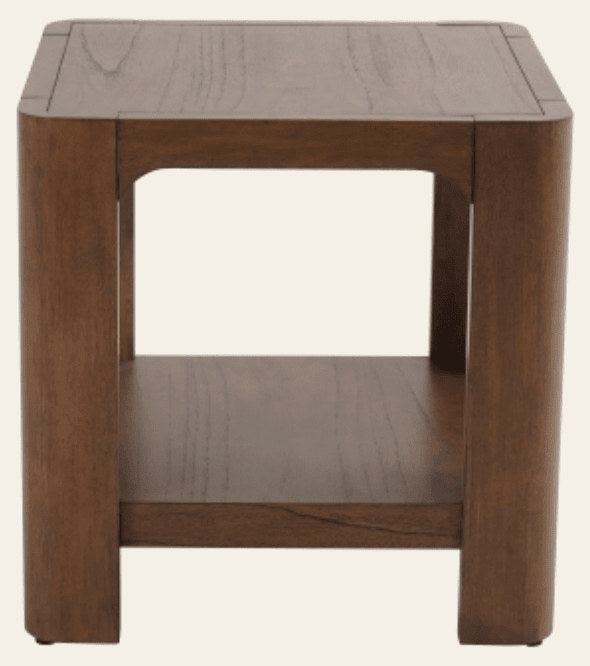 Trevin KD Side/End Table in Walnut - side end table by NPD - Whats New Furniture Portland OR