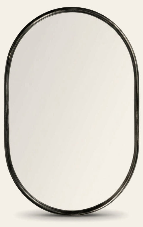 Sylvia Oval Mirror - Studio Front - What's New Furniture Portland Oregon