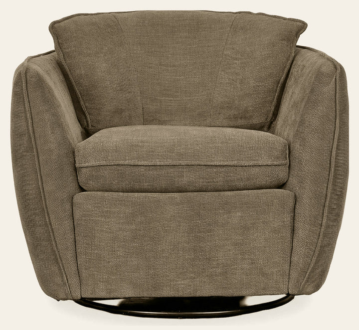 Luna Swivel-Glider Chair in Avery Safari - Pacific Northwest swivel glider chair by Stylus - Whats New Furniture Portland OR