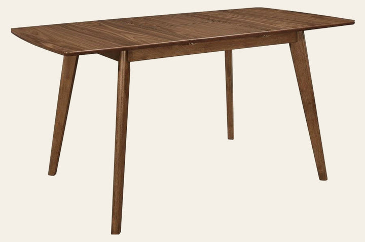 Alfredo Extension Leaf Dining Table front view - Whats New Furniture Portland OR