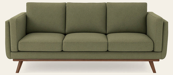 The Powell Sofa - mid-century padded-arm sofa private label - Whats New Furniture Portland OR