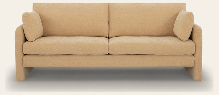 Soren Sofa in Sand - mid-century track-arm sofa private label - Whats New Furniture Portland OR