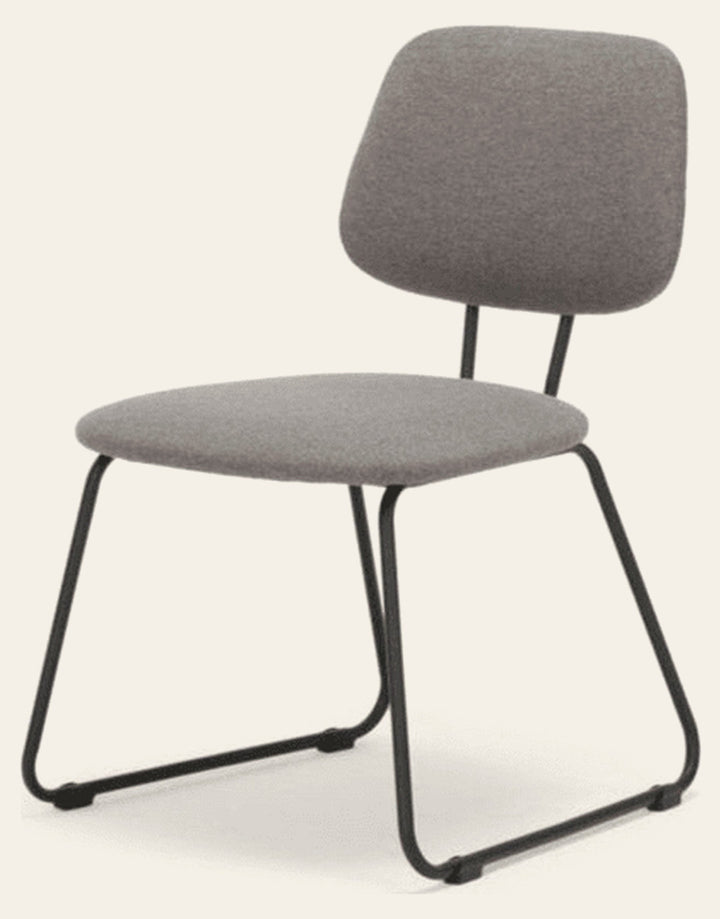 Boston Dining Chair (What's New) in Flavio Antrazite - dining chair private label - Whats New Furniture Portland OR