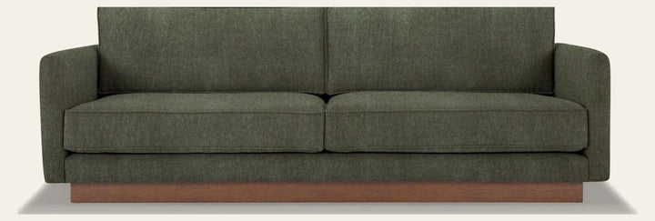 Highland Sofa in Canna Forest Green - mid-century sofa private label - Whats New Furniture Portland OR