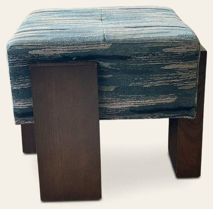 Multi Color Ottoman front view - Whats New Furniture Portland OR