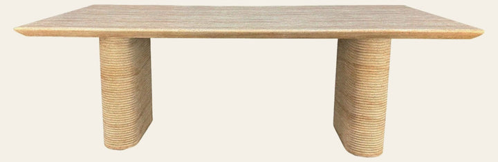 Olympia Outdoor Dining Table in Concrete - concrete outdoor dining table by LH Imports - Whats New Furniture Portland OR