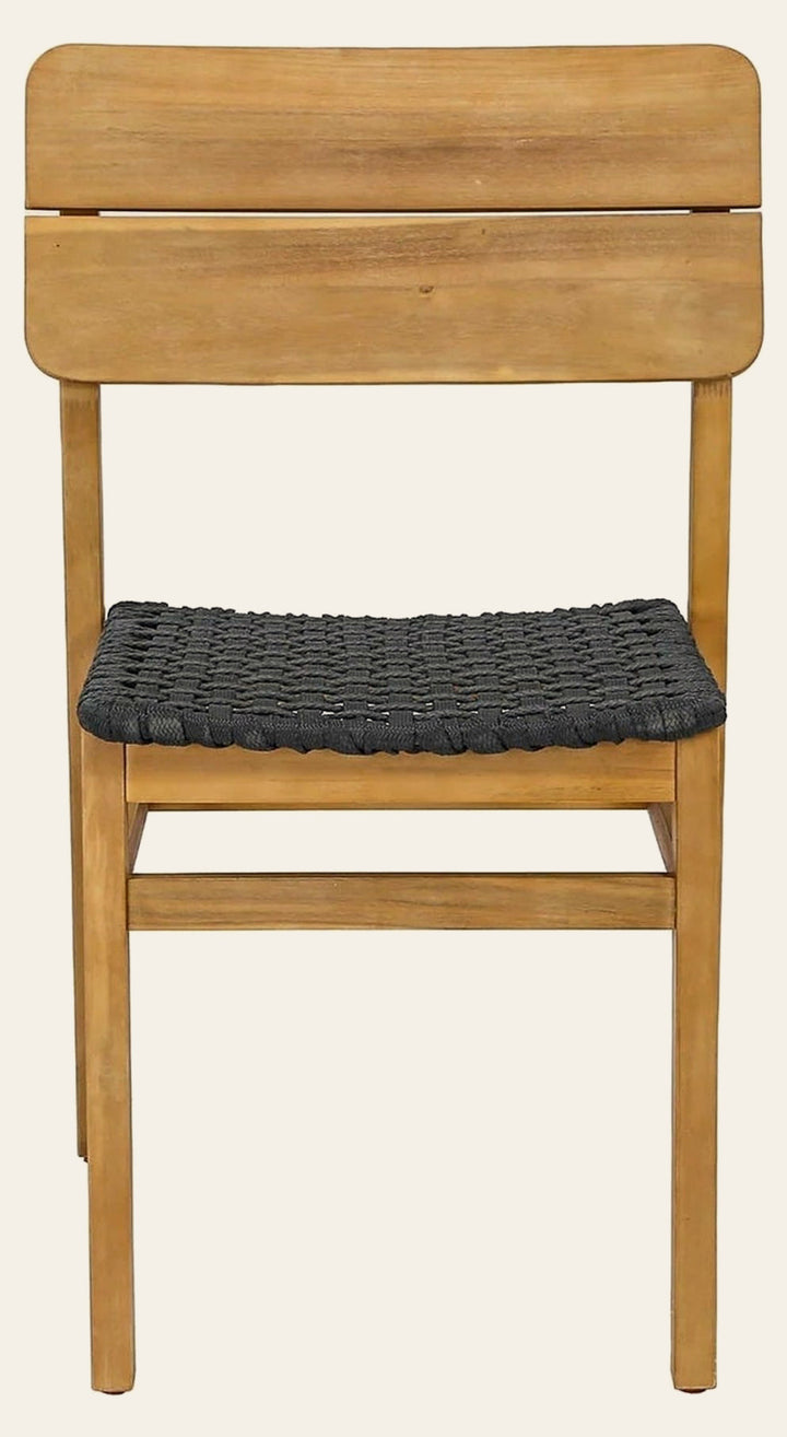 Riviera Outdoor Dining Chair in Light Teak - outdoor dining chair by LH Imports - Whats New Furniture Portland OR