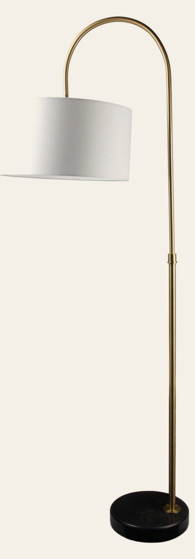Taborh Gold Floor Lamp - Whats New Furniture Portland OR