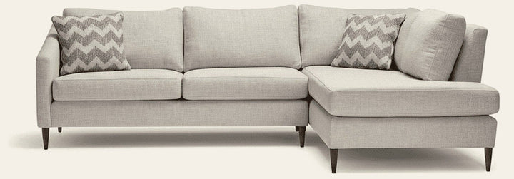 Wilson Open Chaise Sectional in Dodworth Mica - mid-century open-chaise sectional by Stylus - Whats New Furniture Portland OR