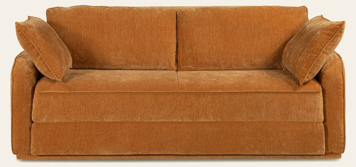 Argyle Sleeper Sofa in Canna Pumpkin - sleeper sofa private label - Whats New Furniture Portland OR