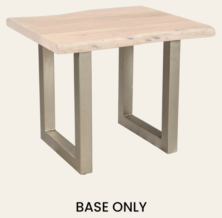 TAJ U-Tube Metal Side Table Base - side table by LH Imports - Whats New Furniture Portland OR