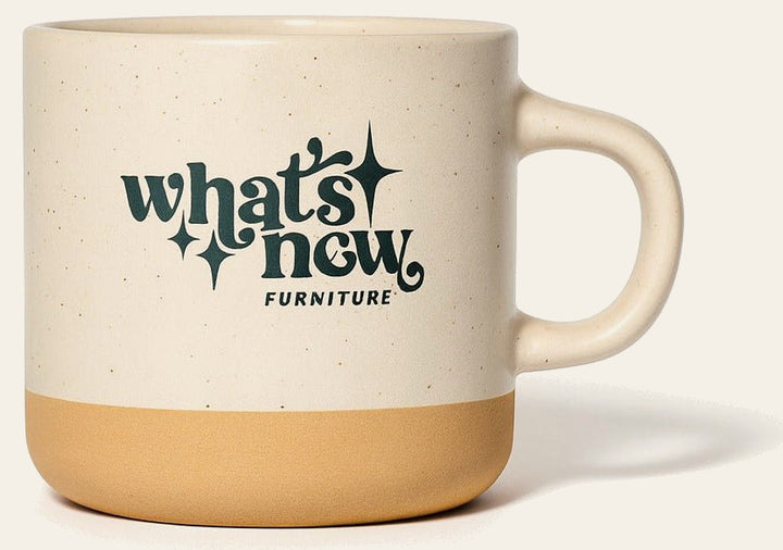 What's New Furniture Speckled Stoneware Mug front view - Whats New Furniture Portland OR