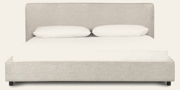 Aidan Bed Plushtone Linen (Queen) - Whats New Furniture Portland OR