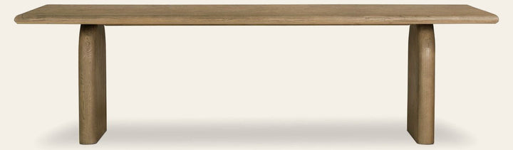Sorrento Dining Table Aged Drift Mindi 106" - Dining Table by Four Hands - What's New Furniture Portland
