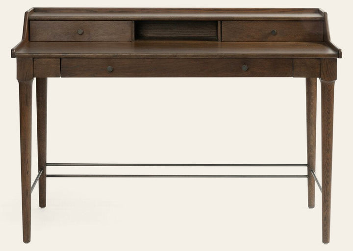 Moreau Desk Dark Toasted Oak - Desk by Four Hands - What's New Furniture Portland