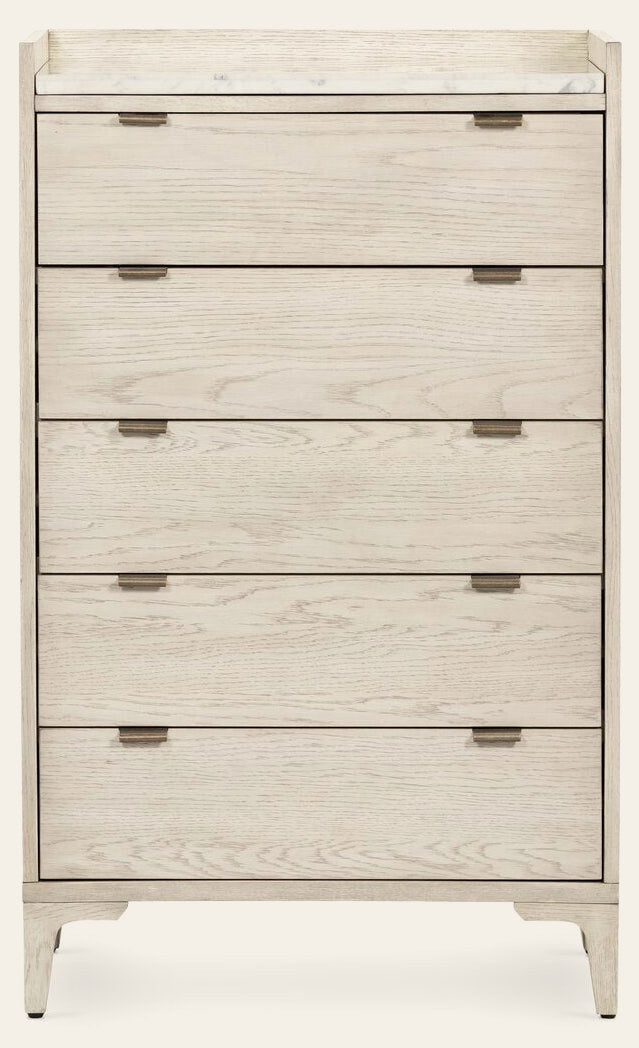 Viggo Tall Dresser Vintage White Oak - Dresser by Four Hands - What's New Furniture Portland