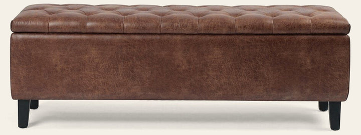 Jefferson Trunk Vintage Tobacco - Trunk by Four Hands - What's New Furniture Portland