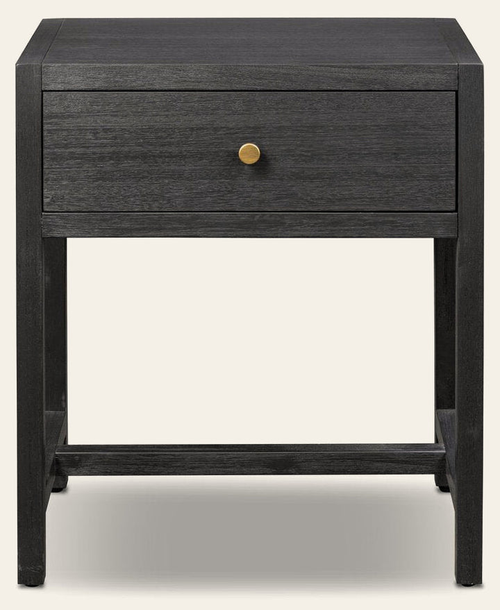 Sullivan Small Nightstand Black Acacia - Nightstand by Four Hands - What's New Furniture Portland