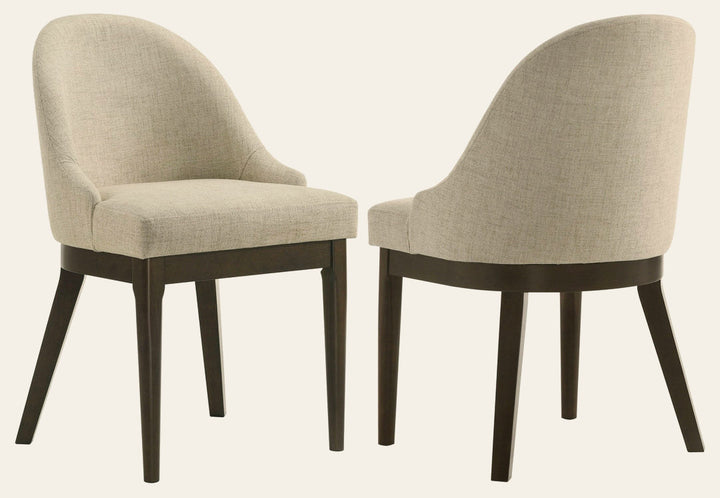Reseda Upholstered Dining Side Chair Beige - What's New Furniture Portland
